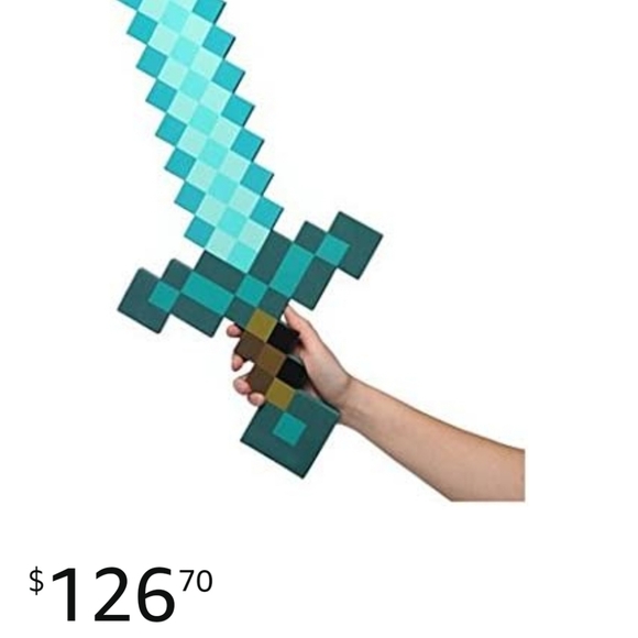 Minecraft Transforming into a Sword or Pickaxe toy - Picture 4 of 4